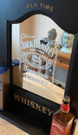 Mirroir jack daniels whiskey eric