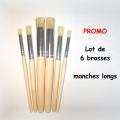 6 brosses a pochoir promo