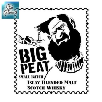 Big peat pochoir whisky bpw