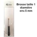 Brosse pochoir taille 1 lily