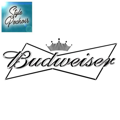 Budweiser pochoir a peindre logo marque