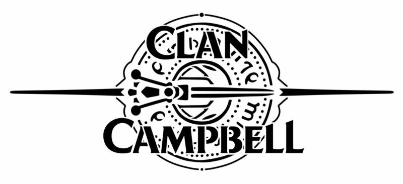 Clan campbell fond runes pochoir a peindre mon artisane style pochoir