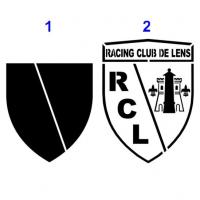 Div18005 rc lens foot logo a peindre style pochoir