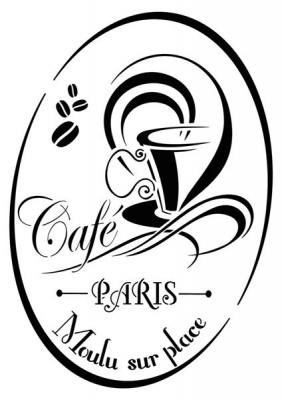 Div94098 cafe de paris pochoir vintage