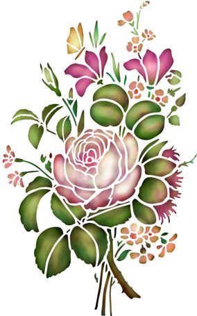 Rdeghly Stickers muraux motif de fleurs de pivoine Art Applique