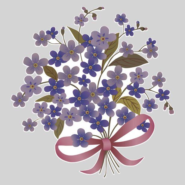 Autocollant enfant bouquet de fleurs - TenStickers