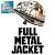Full metal jacket casque lettrage pochoir style pochoir