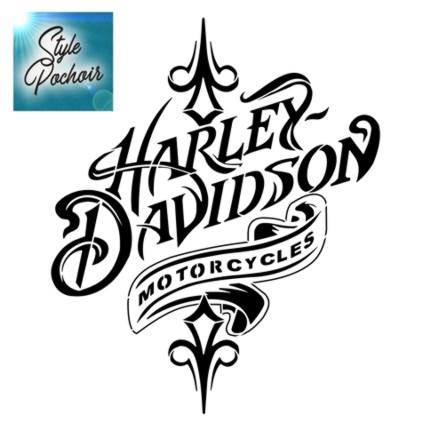 Harley davidson a peindre pochoir stylepohoir hd25