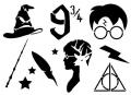 Hp21 harry potter ensemble de motifs en pochoir stylepochoir monartisane 1