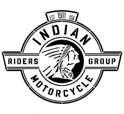 Ind2 pochoir indian motor logo a peindre pochoir stencil