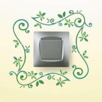 Interrupteur feuille fer forge