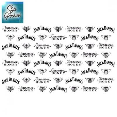 Jack daniels honey papier peint pochoir a peindre stylepochoir