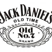 Jack daniels logo pochoir whisky