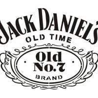 Jack daniels logo sticker