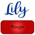 Lily artemio rouge red peinture pochoir