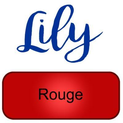 Lily artemio rouge red peinture pochoir