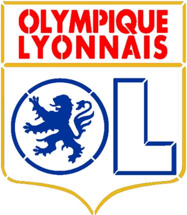 Logo lyon ol olympique lyonnais en pochoir style pochoir