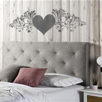 Motif coeur tete de lit pochoir small 