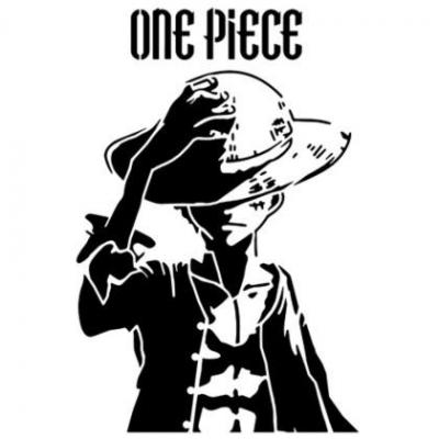 Personnage one piece pochoir stylepochoir