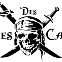 Pir45 pirate des caraibes pochoir