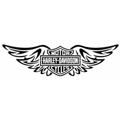 Pochoir harley davidson logo ailes pochoir ref har35