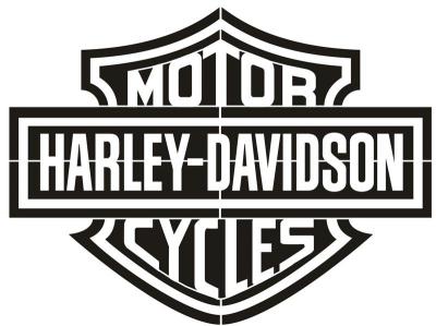 Pochoir harley davidson motor cycles