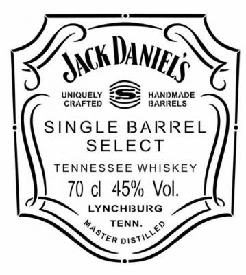 Pochoir jack daniels single barrel style pochoir mon artisane