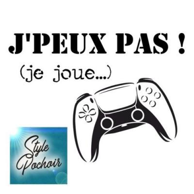 Pochoir je peux pas je joue div8474