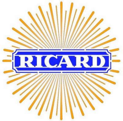 Pochoir logo ricard a peindre stylepochoir 