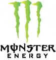 Pochoir monster energy logo marque a peindre vert noir