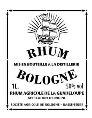 Pochoir rhum bologne alcool style pochoir a peindre