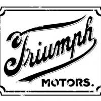 Pochoir triumph style vintage moto bikers effet use style pochoir
