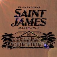 Saint james plantation martinique sur fond bois