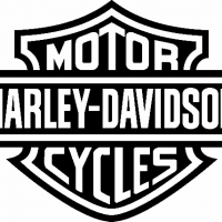 Sticker harley davidson logo