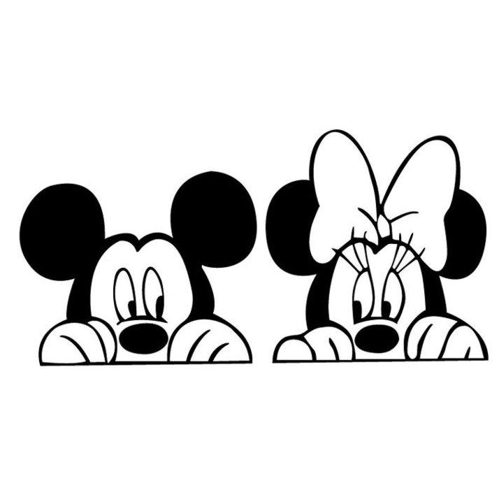 Sticker Mickey et Minnie