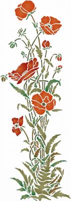 Stifl14003 sticker grands coquelicots