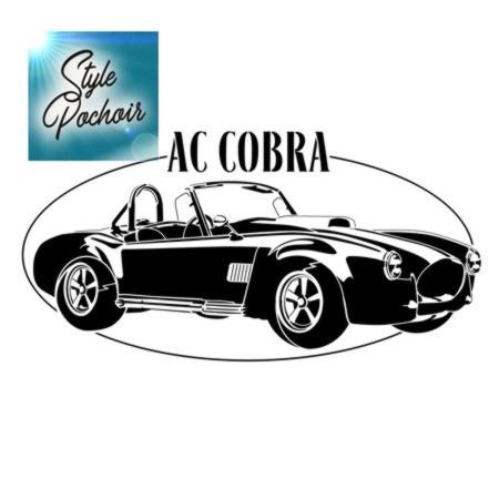 Voiture ac cobra pochoir stencil stylepochoir accob