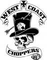 Wcc2151 west osat choppers crane squelette style pochoir